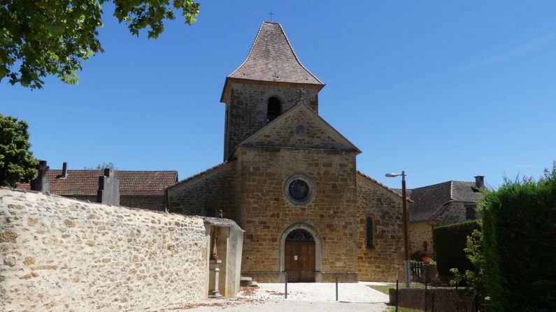 L'église Saint-Maurice de Cambes. Crédit : Wikimedia Commons.