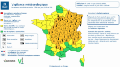 La chaleur monte sur la France, déjà 53 départements en vigilance canicule