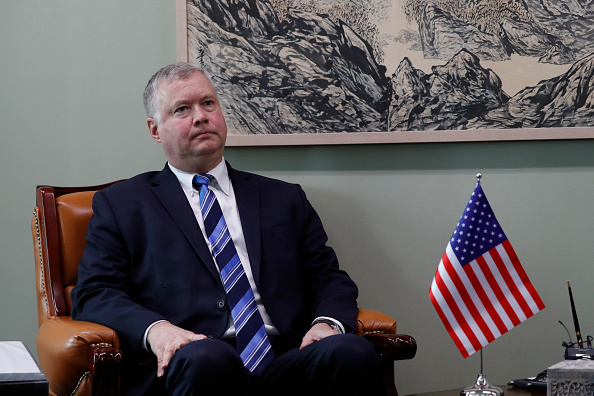 Le représentant spécial des États-Unis pour la Corée du Nord, Stephen Biegun, assiste à la réunion   au ministère des Affaires étrangères. Séoul le 28 juin 2019 à Séoul, Corée du Sud.(Photo : Jeon Heon-Kyun-Pool/Getty Images)
