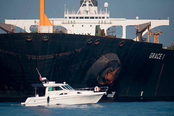 -Illustration- Le supertanker iranienne Grace 1 est au large de Gibraltar le 15 août 2019. Photo de JORGE GUERRERO / AFP / Getty Images.