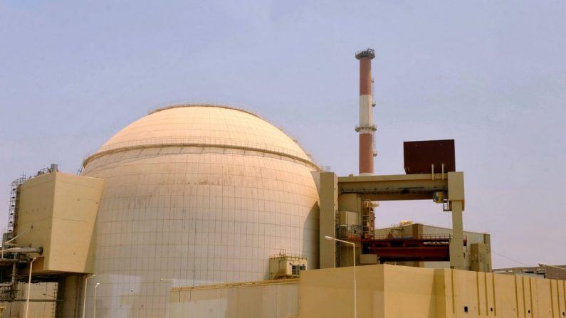 Centrale nucléaire de Bushehr, dans le sud de l'Iran, le 21 août 2010. (IIPA via Getty Images)