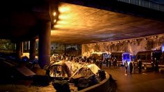 Paris : importante opération d’évacuation de campements de migrants dans le nord-est
