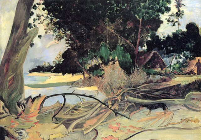 Illustration- Te bourao la période Tahitienne de PAUL Gauguin, Te BouraoII a été vendu aux enchères. Image Wikipédia.