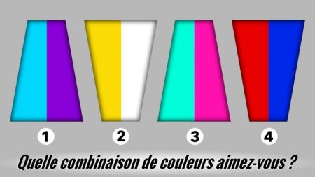 Test psychologique : la combinaison de couleurs que vous choisissez peut révéler votre personnalité