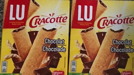LU rappelle des « Cracotte chocolat » pouvant contenir de la noisette