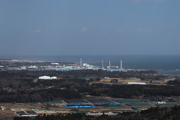 La centrale nucléaire de Fukushima Dai-ichi de Tokyo Electric Power Co. est vue de la région de Yonomori à Tomioka, Fukushima, au Japon. (Photo : Tomohiro Ohsumi/Getty Images)