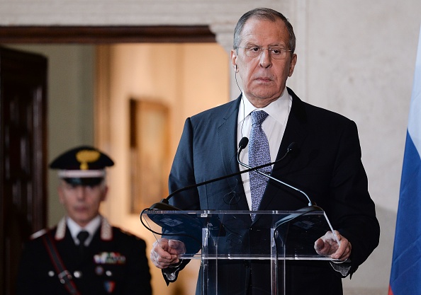 -Le ministre russe des Affaires étrangères, Sergueï Lavrov, le 6 décembre 2019. Photo de Filippo MONTEFORTE / AFP via Getty Images.