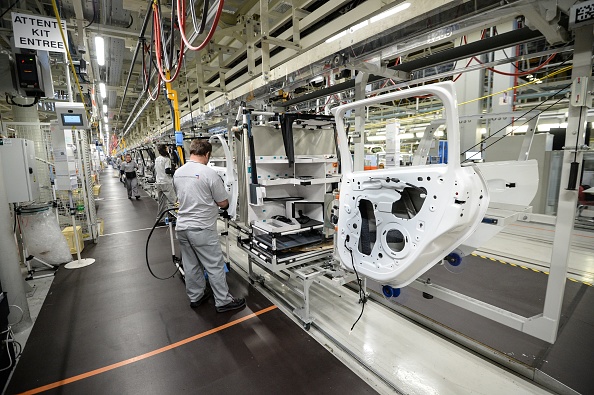 L'usine du constructeur automobile français PSA Peugeot Citroën, à Mulhouse. (Photo :  SEBASTIEN BOZON/AFP via Getty Images)