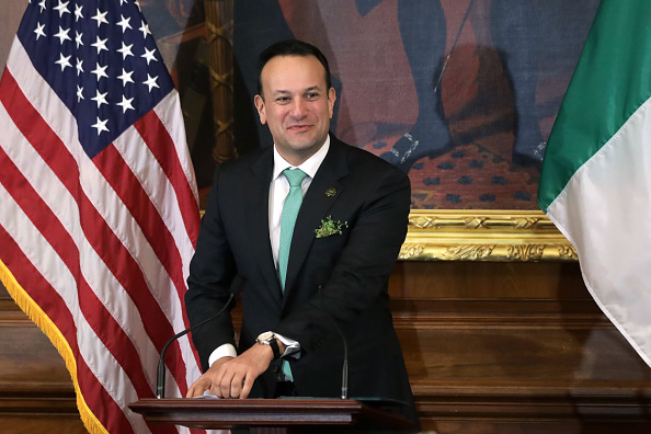 Le Premier ministre irlandais Leo Varadkar prend la parole lors du déjeuner annuel des Amis de l'Irlande au Capitole des États-Unis le 12 mars 2020 à Washington, DC. (Photo : Alex Wong/Getty Images)