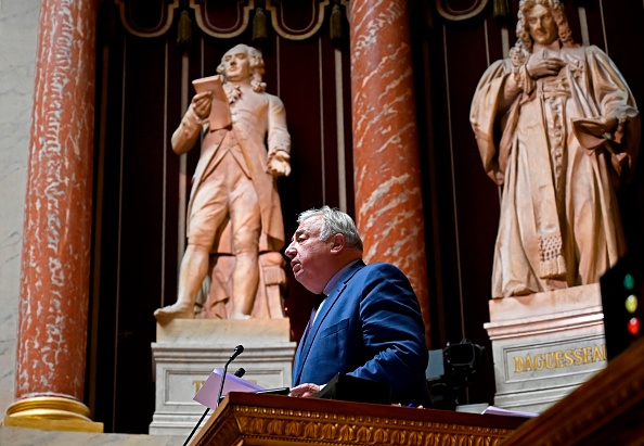 Le président du Sénat, Gérard Larcher. (Photo : ERIC FEFERBERG/AFP via Getty Images)