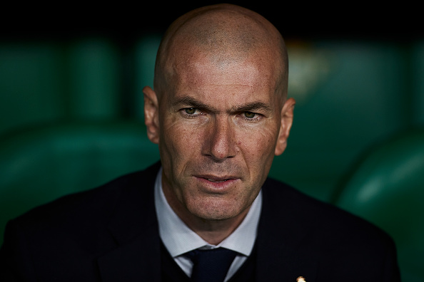 -Zinedine Zidane, Manager du Real Madrid avant un match le 08 mars 2020 à Séville, Espagne. Photo de Fran Santiago / Getty Images.