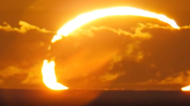 La NASA révèle à quoi ressemblera la plus impressionnante éclipse solaire annulaire "anneau de feu" de la décennie. Photo prise en Australie occidentale en mai 2013. (Youtube/Astronomy Picture of the Day)