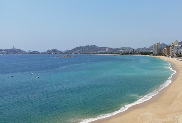 Plages d'Acapulco au Mexique. (Photo : FRANCISCO ROBLES/AFP via Getty Images)