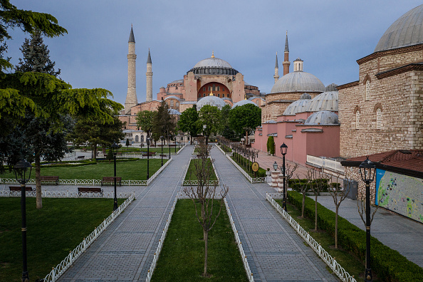 Istanbul, l'ex-basilique Sainte-Sophie. (Photo : Chris McGrath/Getty Images)