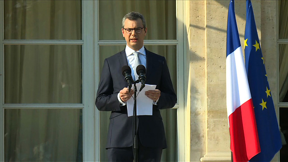 Le 6 juillet 2020, le  secrétaire général de l'Élysée Alexis Kohler a annoncé les noms du nouveau gouvernement Castex. (Photo : DAVID CANTINIAUX/AFP via Getty Images)