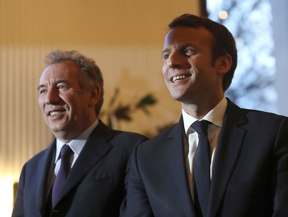  Le Président Emmanuel Macron et Francois Bayrou.       (Photo : JACQUES DEMARTHON/AFP via Getty Images)