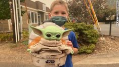 Un garçon de 5 ans envoie une poupée Baby Yoda aux pompiers sur la ligne de front en Oregon : « Au cas où vous vous sentiriez seul »