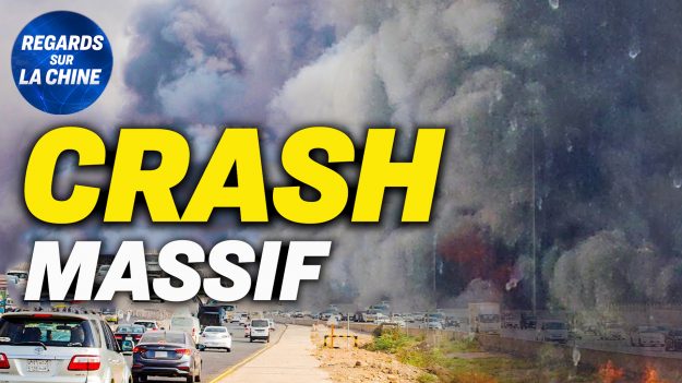 Focus sur la Chine – Un crash de  plus de 40 voitures provoque un incendie en Chine