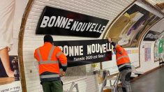 Pour dire au revoir à 2020, la RATP renomme la station « Bonne nouvelle » à Paris