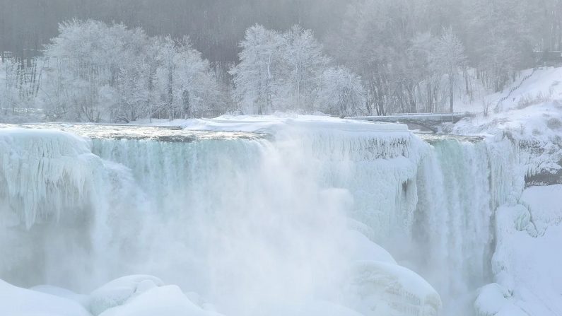 Les chutes du Niagara gelée (Pixabay)