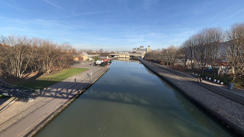 Canal de l'Ourcq - Paris 19e (Google Maps)