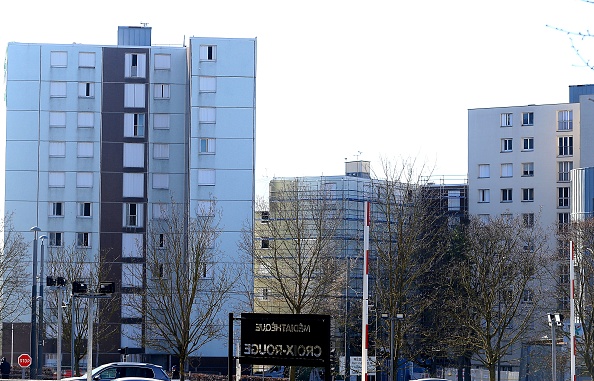 Quartier de la Croix-Rouge dans le nord-est de la ville de Reims. (Photo : FRANCOIS NASCIMBENI/AFP via Getty Images)