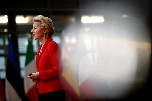La présidente de la Commission européenne, Ursula von der Leyen. (Photo : FRANCISCO SECO/POOL/AFP via Getty Images)