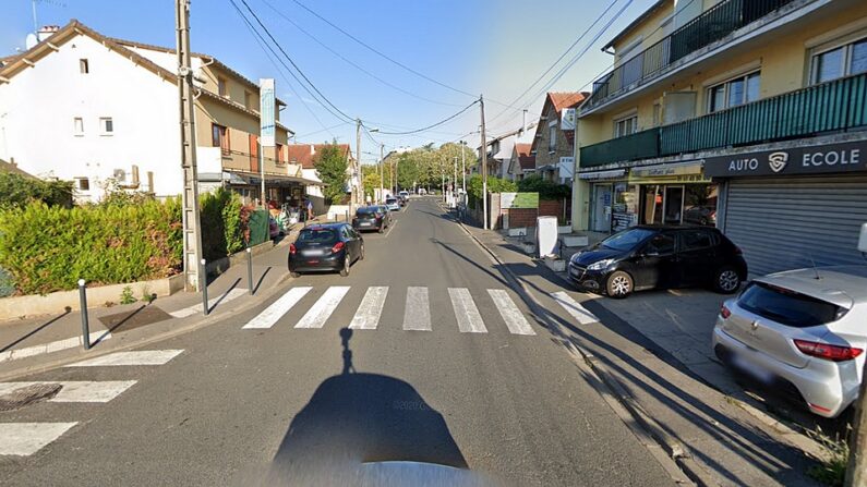 Avenue Georges Sand à Ris-Orangis (Google Maps)