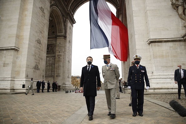 Le chef d'état-major des armées, le général François Lecointre, va quitter ses fonctions et être remplacé par l'actuel chef d'état-major de l'armée de Terre, le général Thierry Burkhard. (Yoan VALAT / POOL / AFP) (Photo by YOAN VALAT/POOL/AFP via Getty Images)