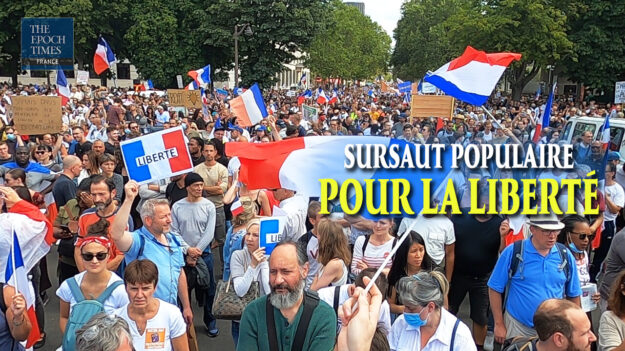 Manifestation massive contre le passe sanitaire le 31 juillet, à Paris