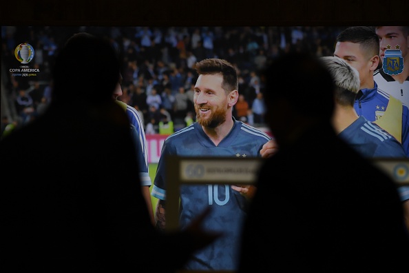 Le footballeur Lionel Messi (GABRIEL BOUYS/AFP via Getty Images)