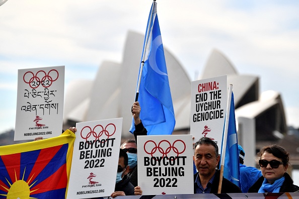 Boycott diplomatique aux Jeux Olympiques de Pékin au nom des droits de l'homme. (Photo : SAEED KHAN/AFP via Getty Images)