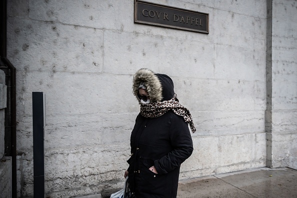 La mère de Fiona Cécile Bourgeon. (Photo : JEFF PACHOUD/AFP via Getty Images)