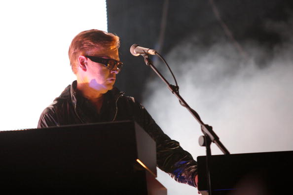 Le claviériste Andrew Fletcher du groupe Depeche Mode à Toronto, au Canada.   (Photo : Malcolm Taylor/Getty Images)