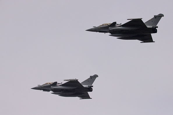 Avions de combat français Rafale. (Photo : THIBAUD MORITZ/AFP via Getty Images)