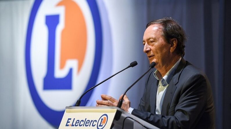 Michel-Edouard Leclerc, président des centres E. Leclerc. (Photo de JEAN-FRANCOIS MONIER/AFP via Getty Images)