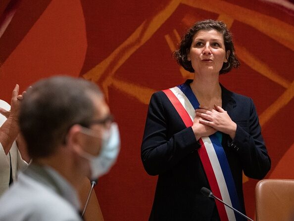 La maire de Strasbourg Jeanne Barseghian. (Photo : PATRICK HERTZOG/AFP via Getty Images)