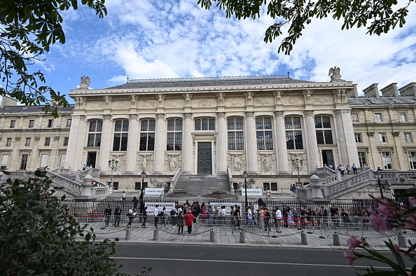 La cour d'assises spéciale, au palais de justice de Paris. (Photo : EMMANUEL DUNAND/AFP via Getty Images)