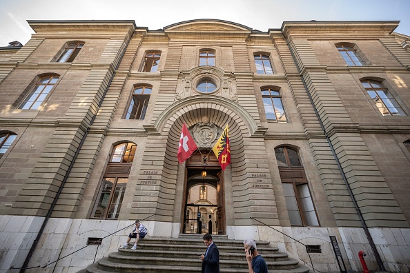 Le palais de justice de Genève. (Photo: FABRICE COFFRINI/AFP via Getty Images)