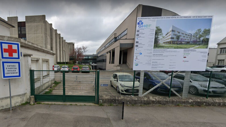 Grand Hôpital de l'Est Francilien - Site de Meaux. (Capture d'écran Google Map)