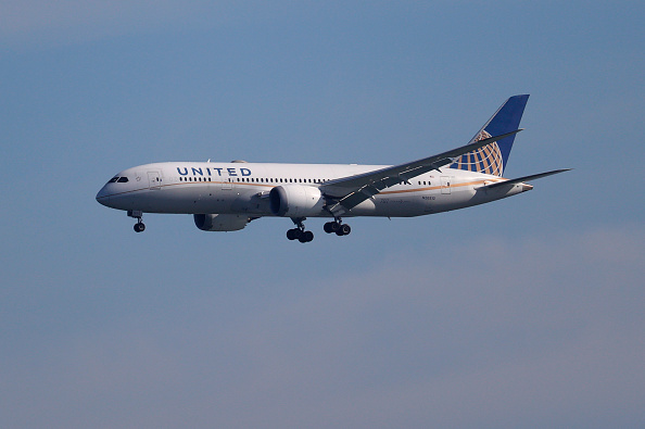 Un avion de la compagnie United Airlines (Justin Sullivan/Getty Images)