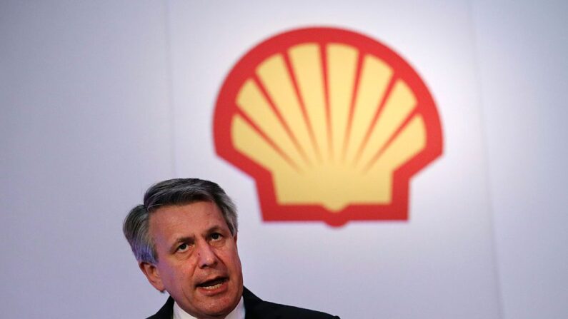 Ancien directeur général du géant énergétique anglo-néerlandais Shell, Ben van Beurden. (Photo de ADRIAN DENNIS/AFP via Getty Images)