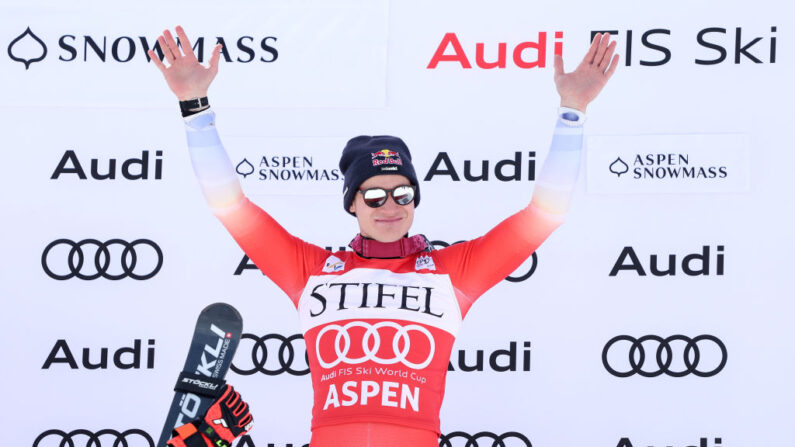 Marco Odermatt vainqueur du super-G d’Aspen (Photo by Sean M. Haffey/Getty Images)