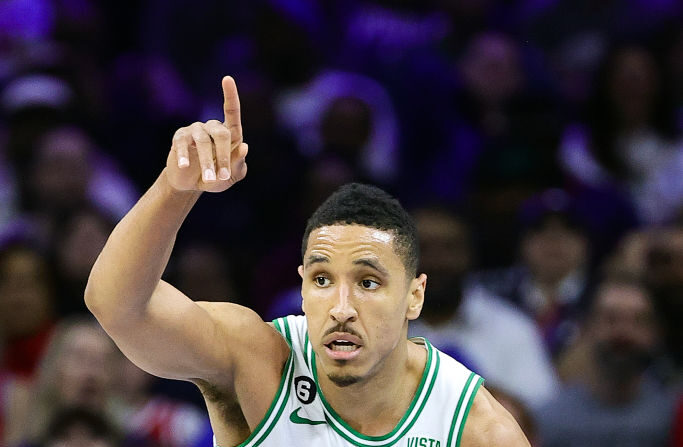 Le meneur des Boston Celtics Malcolm Brogdon a été désigné meilleur sixième homme de la NBA à l'issue d'un vote dont le résultat a été communiqué jeudi. (Photo by Tim Nwachukwu/Getty Images)