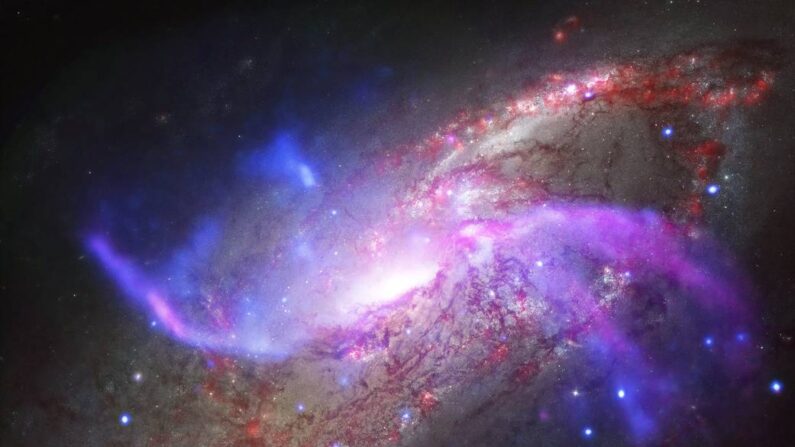 Une galaxie située à environ 23 millions d'années-lumière. Photo d'illustration (NASA)