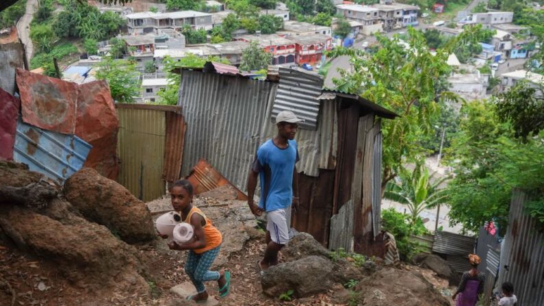 Une opération de destruction de bidonvilles est prévue en avril à Mayotte. (Photo MARION JOLY/AFP via Getty Images)