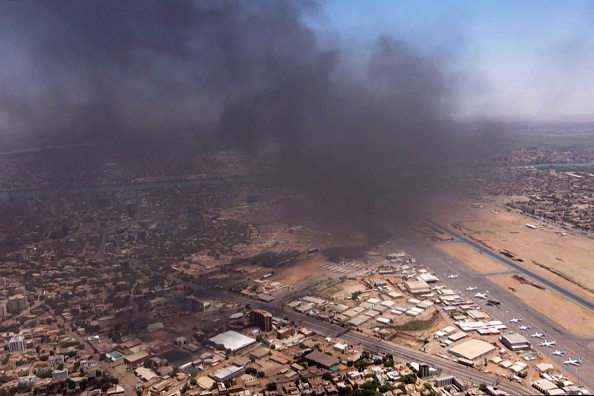 Des centaines de personnes ont été tuées au cours des combats entre les forces de deux généraux rivaux au Soudan. (AFP via Getty Images)