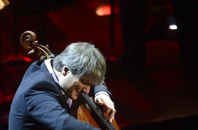 Le violoncelliste Jérôme Pernoo. (Photo REMY GABALDA/AFP via Getty Images)