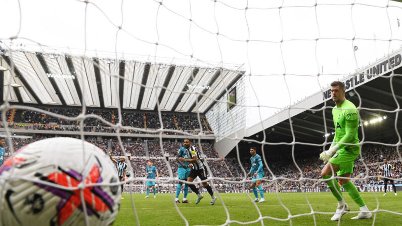 Les joueurs de Tottenham, écrasés par Newcastle (6-1), dimanche, en championnat. (Photo by Stu Forster/Getty Images)