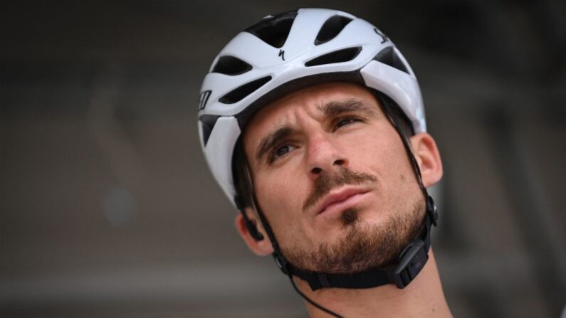 L'Italien Niccolo Bonifazio a remporté mercredi au sprint la deuxième des quatre étapes du Tour de Sicile. (Photo by DAVID STOCKMAN/BELGA MAG/AFP via Getty Images)